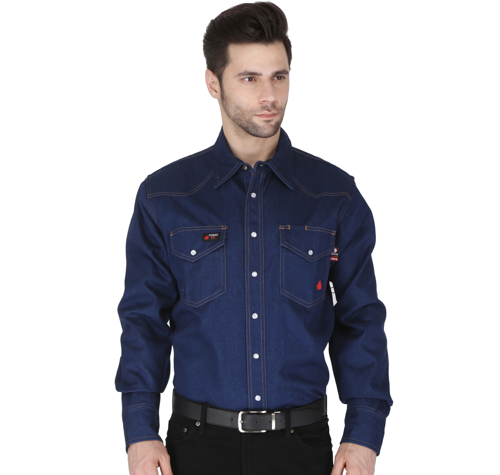 Picture of Forge FR MFRSLD-002 MEN'S FR SOLID SHIRT